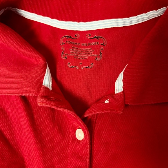 tommy hilifiger button down tennis/golf polo shirt - Picture 2 of 5